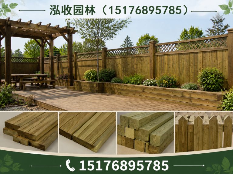 包头塑木地板展示图